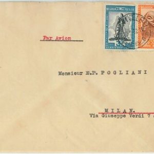 58023 - Belgisch BELGISCHER KONGO - POSTGESCHICHTE: BRIEF nach ITALIEN 1952...