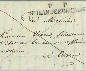 76139 - FRANCE - Postal History - PREPHILATELIC Cover: Saint-Jean-de-Maurienne