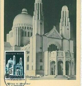 14680 - BELGIUM - POSTAL HISTORY - MAXIMUM CARD 1952 ARCHITECTURE