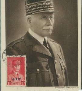 77718 - FRANCE - MAXIMUM CARD - 1941 Politics PETTAIN