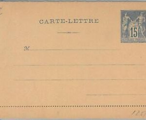 77422 - FRANCE - Postal History - STATIONERY LETTER CARD  Storch  # J43a