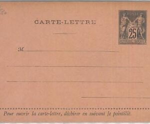 77429 - FRANCE - Postal History - STATIONERY LETTER CARD  Storch  # L4