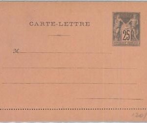 77427 - FRANCE - Postal History - STATIONERY LETTER CARD  Storch  # L1