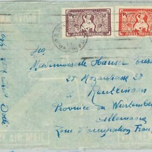 59387 - VIETNAM Französisch Indochina - POSTGESCHICHTE: BRIEF nach...