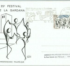 66550 - FRANCE - POSTAL HISTORY - MAXIMUM CARD 1982 Music DANCE