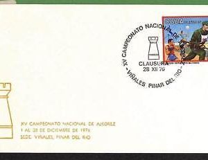 ZA0277 - HABANA - Postal History - EVENT CARD - Chess - 1976