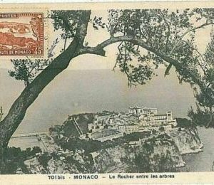 14701 - MONACO - POSTAL HISTORY - MAXIMUM CARD Architecture NATURE sea