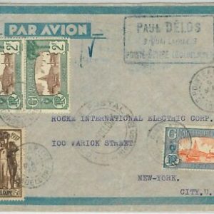 44886 - Guadeloupe - POSTGESCHICHTE - FLUGPOSTBRIEF nach USA 1940
