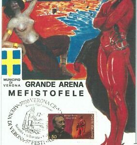 68941 - ITALY - POSTAL HISTORY - MAXIMUM CARD - MUSICA Opera DEVILS 1957
