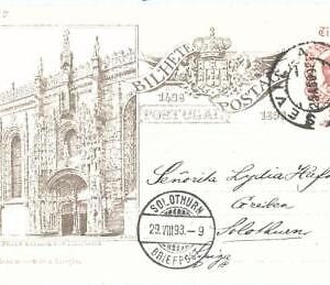73753 - POTUGAL : TIMOR - POSTAL STATIONERY  CARD used in SPAIN! Not taxed! 1898