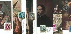 68897 - SPAIN - Set of 10 MAXIMUM CARDS 1969 - ART Alonso Cano
