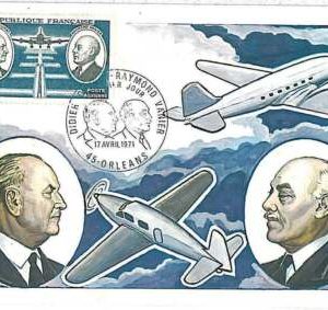 26302 - FRANCE  - POSTAL HISTORY - MAXIMUM CARD 1971 - AVIATION