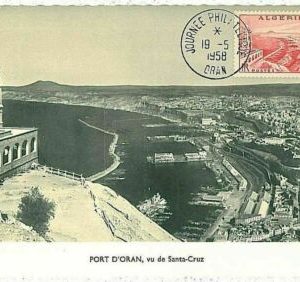 17283 - ALGERIA - POSTAL HISTORY - MAXIMUM CARD - ARCHITECTURE 1958