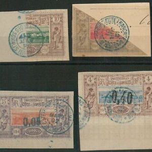55000 - FRENCH COLONIES: COTES des SOMALIS - STAMPS: small lot VERY NICE!!