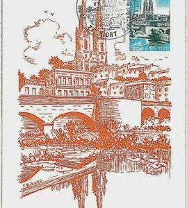 37212 - FRANCE - POSTAL HISTORY - MAXIMUM CARD ARCHITECTURE 1966