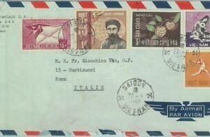 84620 - VIETNAM - POSTAL HISTORY - Airmail COVER to ITALY 1967 - OLYMPIC GAMES