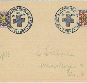 30037 - FRANCE - Postal History - Postmark on COVER 1951 Medicine RED CROSS
