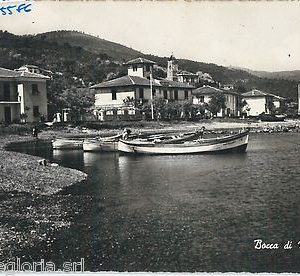60229  - CARTOLINA d'Epoca - LA SPEZIA provincia :  Ameglia BOCCA di MAGRA  1955