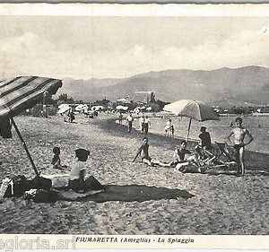 60231  - CARTOLINA d'Epoca - LA SPEZIA provincia :  Ameglia FIUMARETTA   1956