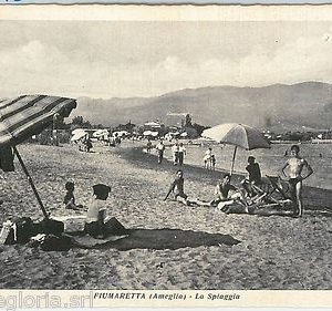 60232  - CARTOLINA d'Epoca - LA SPEZIA provincia :  Ameglia FIUMARETTA   1956