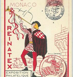 65480 - MONACO - Postal History - MAXIMUM CARD - MUSIC 1952
