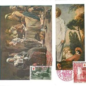 14976 - FRANCE - POSTAL HISTORY - MAXIMUM CARD RED CROSS - ART 1956