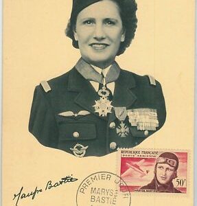 56910 - FRANCE - POSTAL HISTORY - MAXIMUM CARD: 1955 AVIATION Maryse Bastié