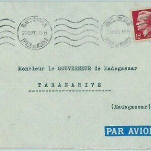 66810 - MONACO - Postal History - COVER to MADAGASCAR 1950