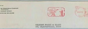 big043 - USA - POSTAL HISTORY - Machine postmak on cutout CINEMA - DU PONT 1959