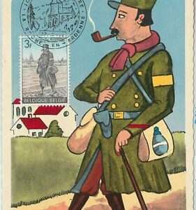 63852 - BELGIUM - POSTAL HISTORY: MAXIMUM CARD 1968 - Postman SMOKING
