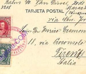 ad6387 - VENEZUELA - Postal History -  POSTCARD to ITALY 1906