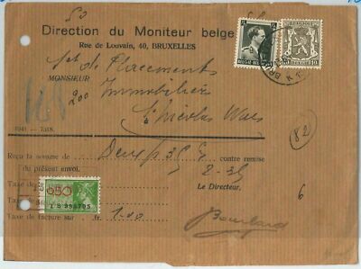 41932 - BELGIUM Belgium - POSTAL HISTORY - COVER 1941