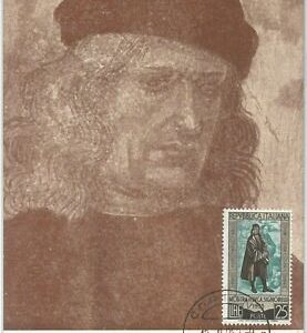71034 - ITALY - Postal History - FDC MAXIMUM CARD - ART Signorinelli 1953