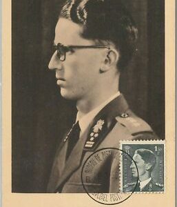 57051 - BELGIUM - POSTAL HISTORY: MAXIMUM CARD 1953 - ROYALTY