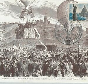56902 - FRANCE - POSTAL HISTORY - MAXIMUM CARD: 1960 BALLOON
