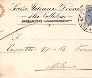 ab1722 - CARTOLINA D'EPOCA - MILANO Città : Pubblicitaria