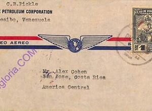 ad6417 - VENEZUELA - Postal History -  Airmail Cover  to USA - 1945  BASEBALL