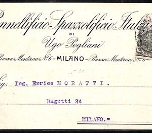 ab1725 - CARTOLINA D'EPOCA - MILANO Città : Pubblicitaria