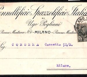 ab1726 - CARTOLINA D'EPOCA - MILANO Città : Pubblicitaria