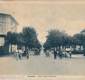 60260 - CARTOLINA d'Epoca - LA SPEZIA provincia : Sarzana  1959 - VIALE STAZIONE