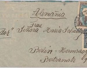 43404-ARGENTINA-postal history-AIRMAIL COVER  Via condor to GERMANY - 14.03.1936