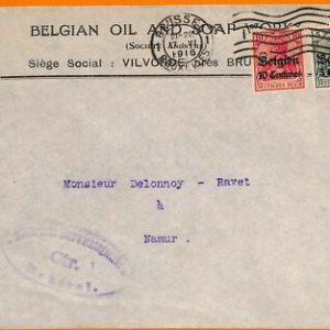 99043 - German BELGIUM - POSTAL HISTORY - COVER 1916
