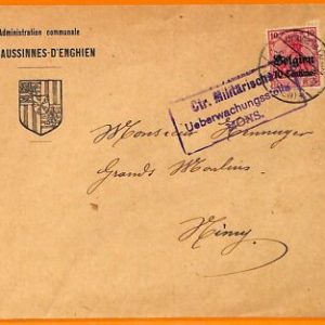 99054 - BELGIEN Deutsche Besetzung - POSTGESCHICHTE - BRIEF von Braine-le-Comte