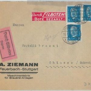 77504 - GERMANY - POSTAL HISTORY -  Michel # 416*3  on  EXPRESS COVER 1930