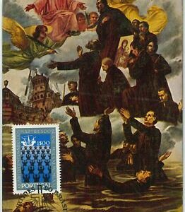 63625 - PORTUGAL - POSTGESCHICHTE: MAXIMUM KARTE 171 - KUNST Religion