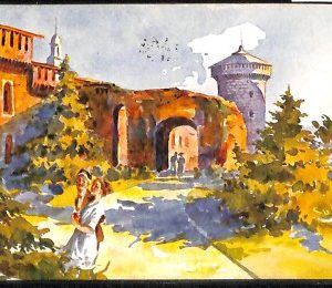 ab1760 - CARTOLINA D'EPOCA - MILANO Città : Il Castello