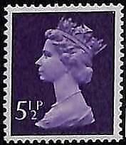 ZA0007i - GREAT BRITAIN - STAMP - SG# 869a - ERROR  MNH  - UNCOATED PAPER