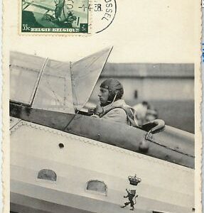 57000 - BELGIUM - POSTAL HISTORY: MAXIMUM CARD 1938 - ROYALTY / Aviation
