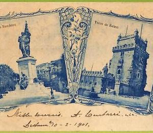 ad3517 - PORTUGAL - VINTAGE POSTCARD  -  Lisboa - 1901