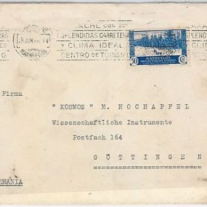 MARRUECOS  Morocco -  POSTAL HISTORY - COVER to GERMANY - Nice postmark! 1940's